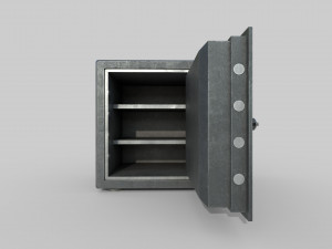 small safe box locker 3D मॉडल