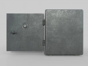 small safe box locker 3D Model