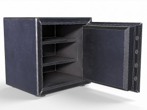 small safe box locker 3D मॉडल