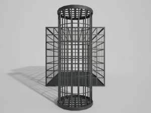 medieval iron cages 3D Модель