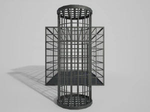 середньовічні залізні клітки 3D Модель