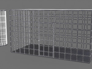medieval iron cages 3D Модель