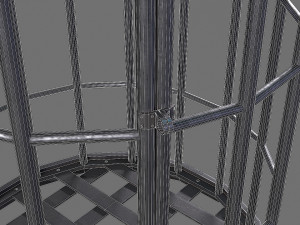 medieval iron cages 3D Модель