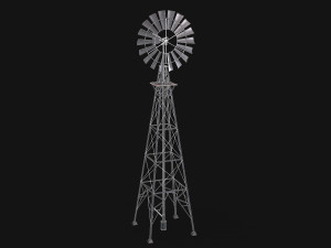 aeromotor windmill 3D Model