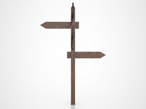 medieval signpost Model 3D