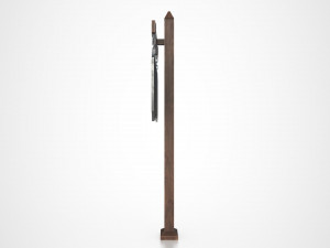 medieval signboard v2 Model 3D