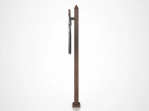 medieval signboard v2 3D Model