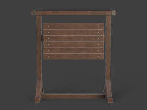 medieval signboard v3 3D Model