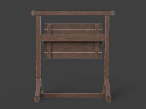 medieval signboard v3 3D Model