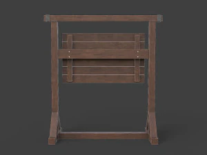medieval signboard v3 3D Model