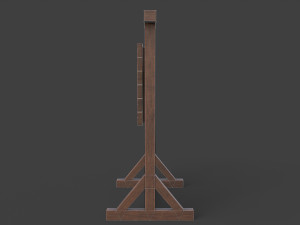 medieval signboard v3 3D Model
