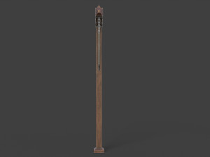 medieval signboard v5 3D Модель