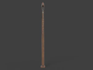 medieval signboard v6 3D Model