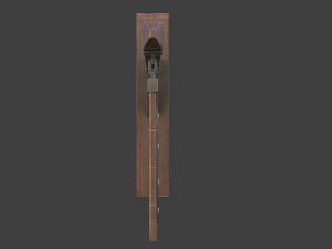 medieval signboard v7 3D Model