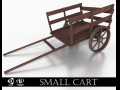 western - wooden small cart 3D Models