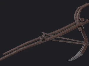 western - wooden plow 3D Model