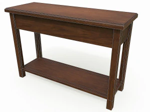 set of 6 antique medieval wooden cabinets 3D Model