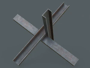 Set di 5 ricci anticarro Modello 3D