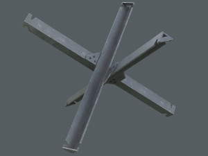 Set of 5 Anti-Tank Hedgehogs 3D मॉडल