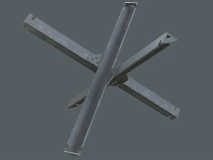 Set di 5 ricci anticarro Modello 3D