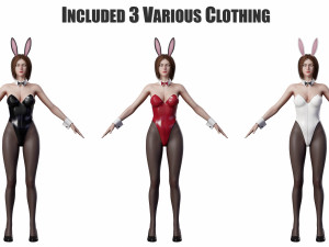 Bunny Girl Modelo 3D