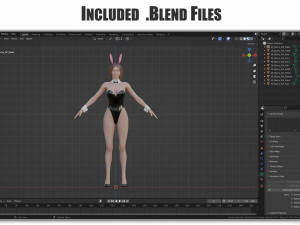 Bunny Girl Modelo 3D