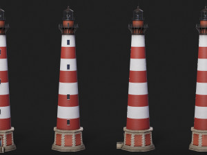 Cape Hatteras Lighthouse Modelo 3D
