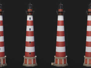 哈特拉斯角灯塔 3D 模型