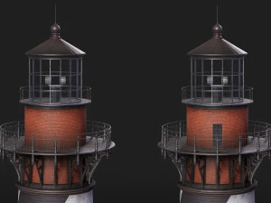 哈特拉斯角灯塔 3D 模型