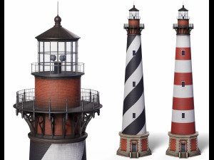 Cape Hatteras Lighthouse 3D Model