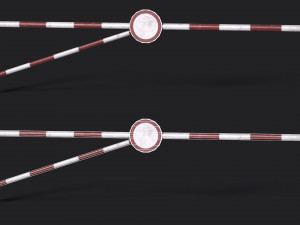 Set of 5 Barriers Modelo 3D