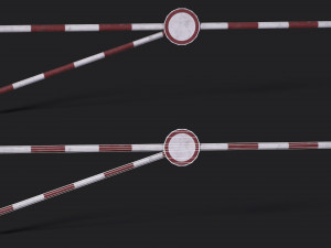 Set of 5 Barriers Modelo 3D