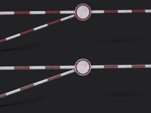 Set of 5 Barriers 3D Model