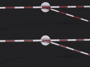 Set of 5 Barriers Modelo 3D
