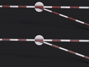 Set of 5 Barriers Modelo 3D