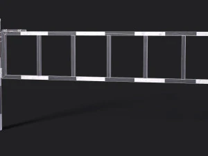 Set of 5 Barriers 3D Model