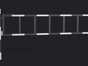 Set of 5 Barriers 3D Model