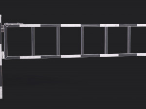 Set of 5 Barriers Modelo 3D