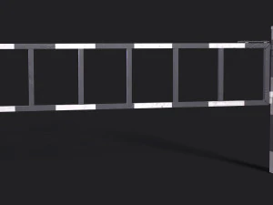Set of 5 Barriers 3D Model