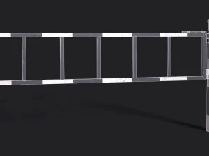 Set of 5 Barriers 3D Model