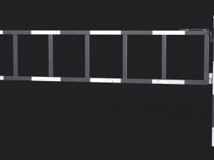 Set of 5 Barriers Modelo 3D