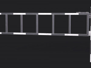 Set of 5 Barriers Modelo 3D