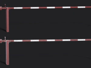 Set of 5 Barriers 3D Model