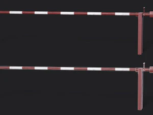 Set of 5 Barriers 3D Model