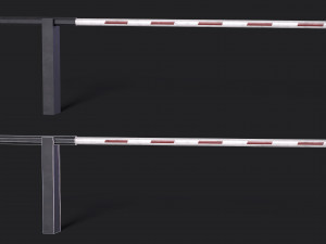 Set of 5 Barriers Modelo 3D