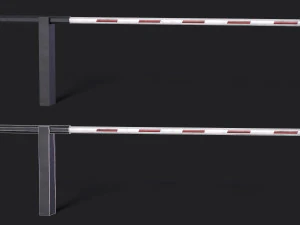 Set of 5 Barriers 3D Model