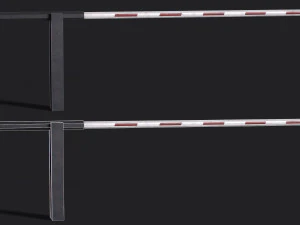 Set of 5 Barriers 3D Model