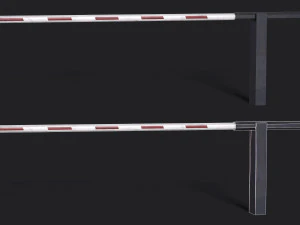 Set of 5 Barriers 3D Model