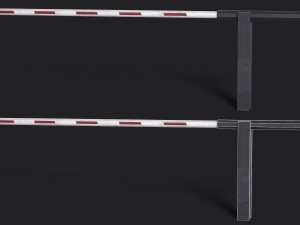 Set of 5 Barriers Modelo 3D