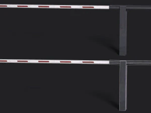 Set of 5 Barriers 3D Model
